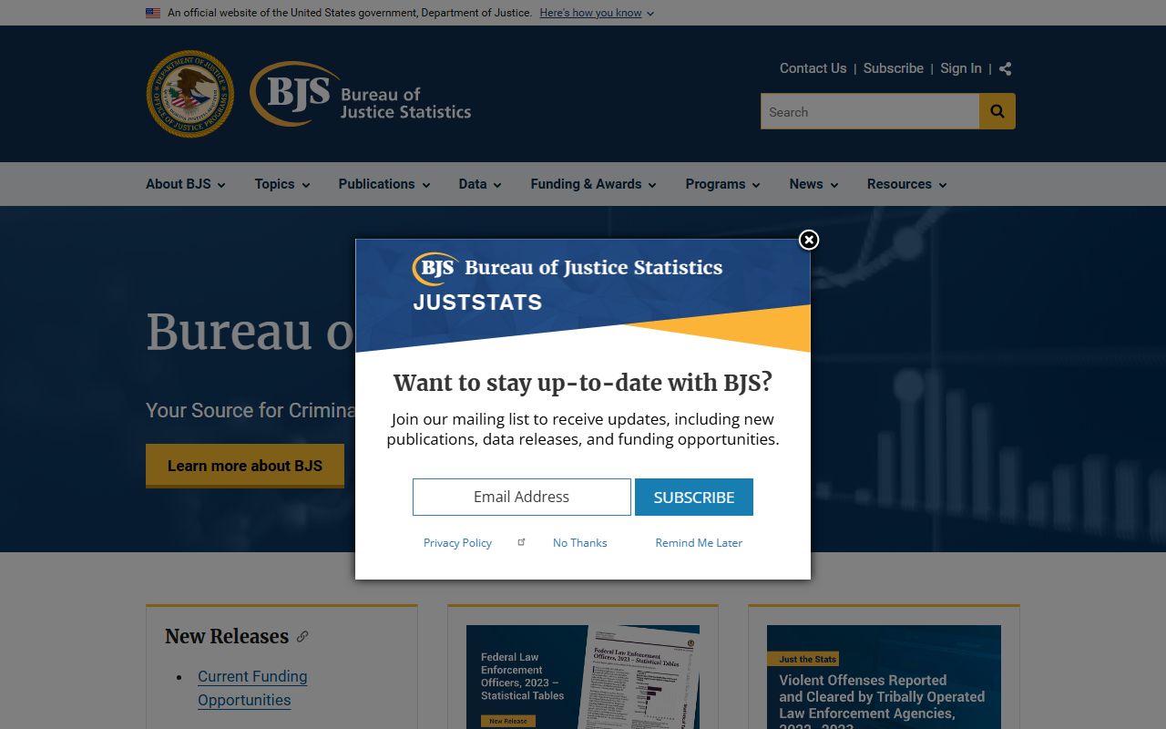 Bureau of Justice Statistics national jail population context for Jefferson County